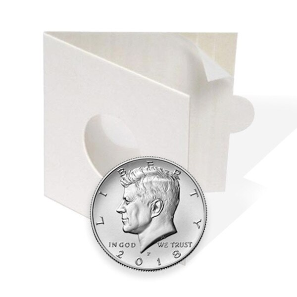Self-Adhesive Coin Flips - 100 Per
